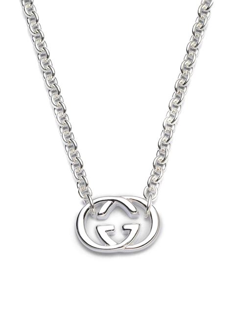 gucci sterling silver double g necklace|gucci chain necklace dupe.